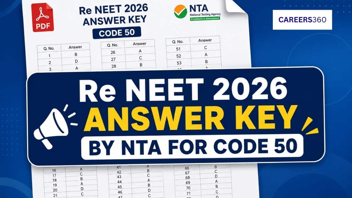 Re NEET 2026 Answer Key Out by NTA for Code 50: PDF Download Link Here